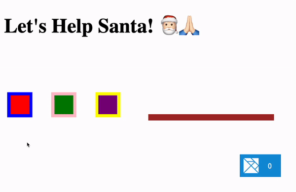 Demo of the Let's Help Santa Elm app